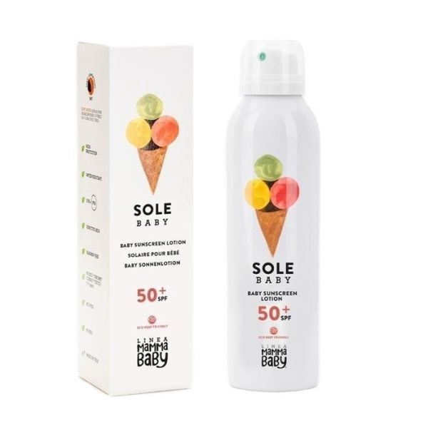 Linea mammababy sole baby balsam z filtrem przeciwsłonecznym spf50+ 150ml