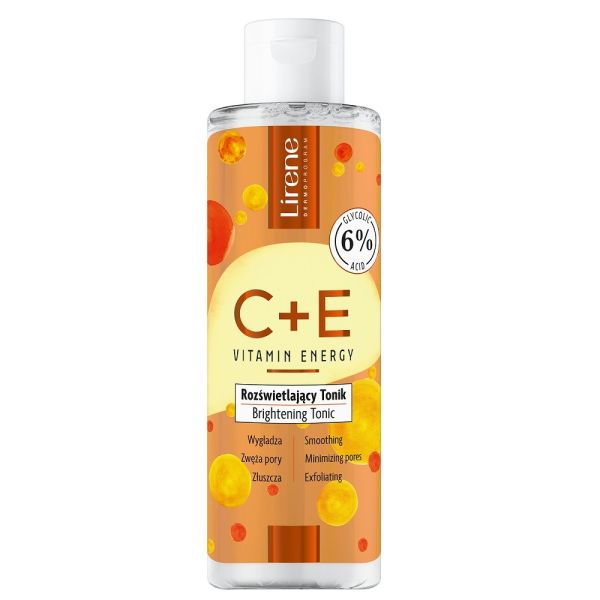 Lirene c+e vitamin energy tonik rozświetlający 200ml