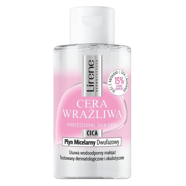 Lirene cera wrażliwa dwufazowy płyn micelarny 125ml