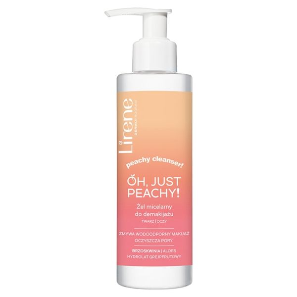 Lirene oh just peachy! żel micelarny do demakijażu 145ml