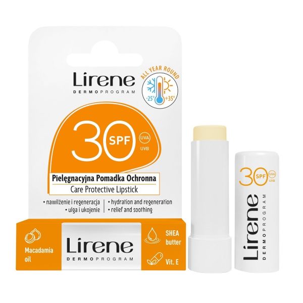 Lirene pielęgnacyjna pomadka ochronna spf30 4.6g