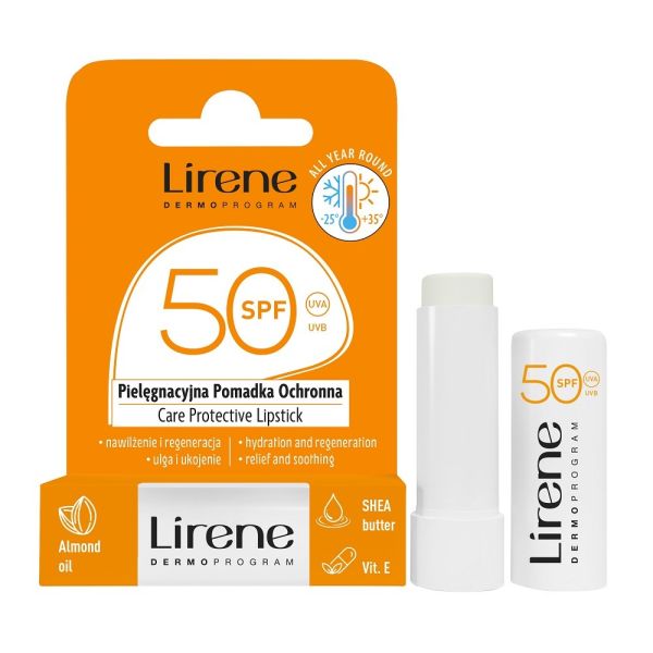 Lirene pielęgnacyjna pomadka ochronna spf50 4.6g