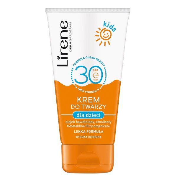 Lirene sun kids krem do twarzy dla dzieci spf30 50ml