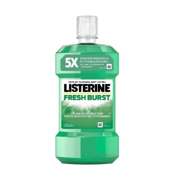 Listerine fresh burst płyn do płukania jamy ustnej 500ml