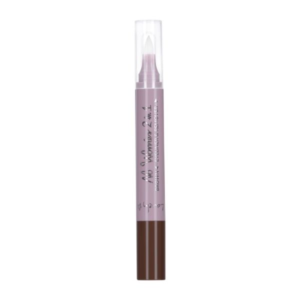 Lovely no worries 2in1 eyeliner & remover dwustronny eyeliner do oczu brown