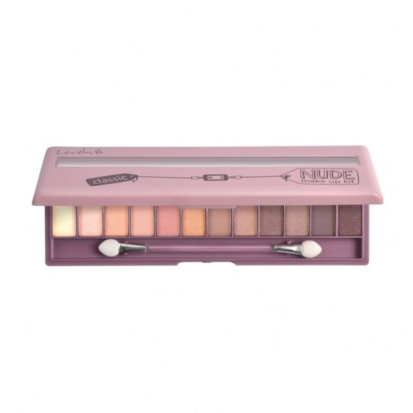 Lovely nude make up kit classic paleta cieni do powiek 13g