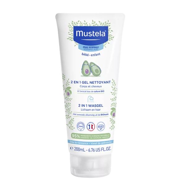 Mustela 2in1 cleansing gel żel myjący 2w1 dla dzieci 200ml