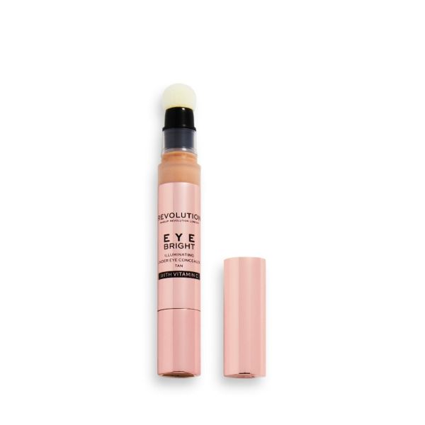 Makeup revolution eye bright illuminating under eye concealer korektor pod oczy tan 3ml