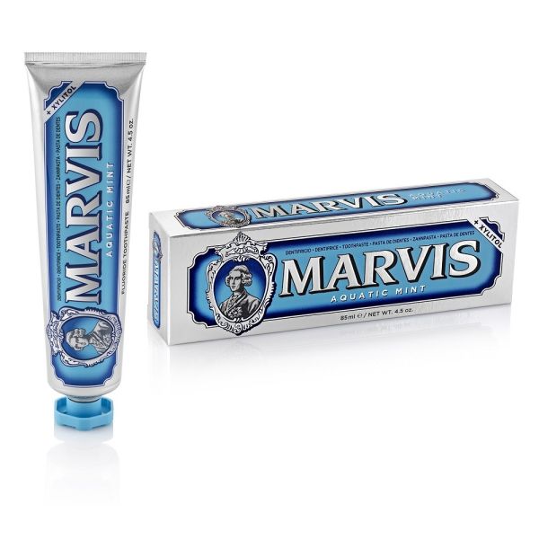 Marvis aquatic mint fluoride toothpaste pasta do zębów z fluorem 85ml