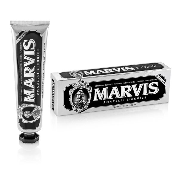 Marvis fluoride toothpaste pasta do zębów z fluorem amarelli licorice 85ml