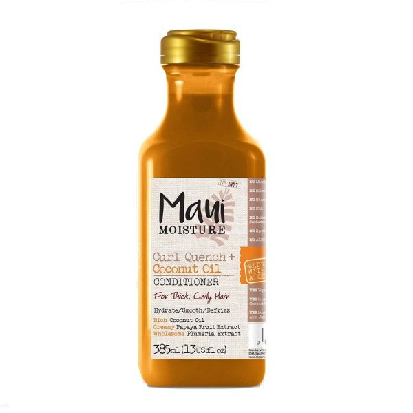 Maui moisture curl quench + coconut oil conditioner odżywka do włosów grubych i kręconych z olejkiem kokosowym 385ml