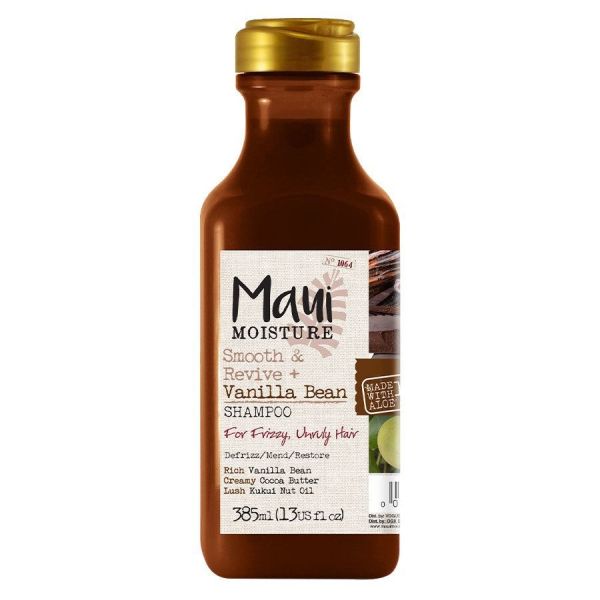 Maui moisture smooth & repair + vanilla bean shampoo szampon do włosów niesfornych z ekstraktem z wanilii 385ml