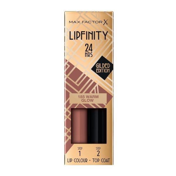 Max factor lipfinity lip colour 24h dwufazowa szminka o długotrwałym efekcie 185 warm glow 4.2ml