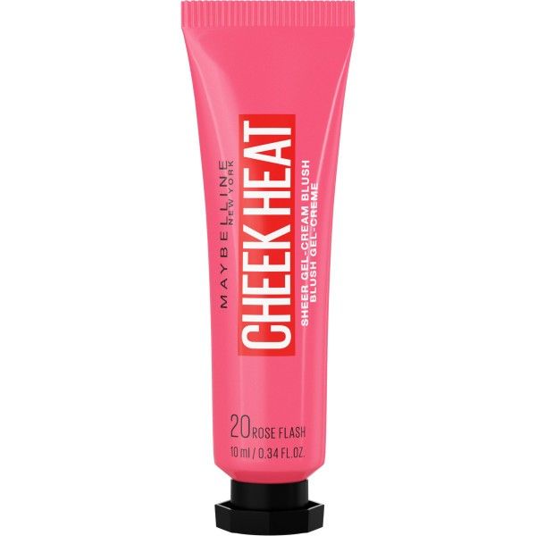 Maybelline cheek heat kremowy róż do policzków 20 rose flash 10ml