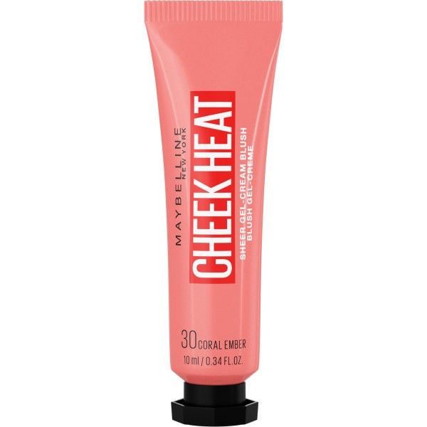 Maybelline cheek heat kremowy róż do policzków 30 coral ember 10ml