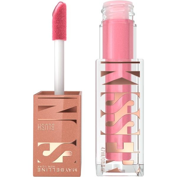 Maybelline sunkisser blush rozświetlający róż do policzków 05 blazing blush 4.7ml