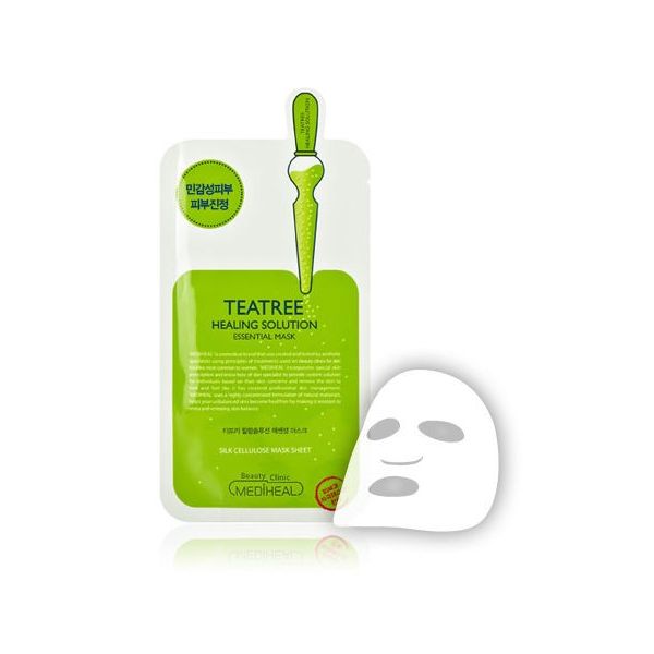 Mediheal teatree care solution essential mask ex esencjonalna maska kojąca do twarzy 24ml