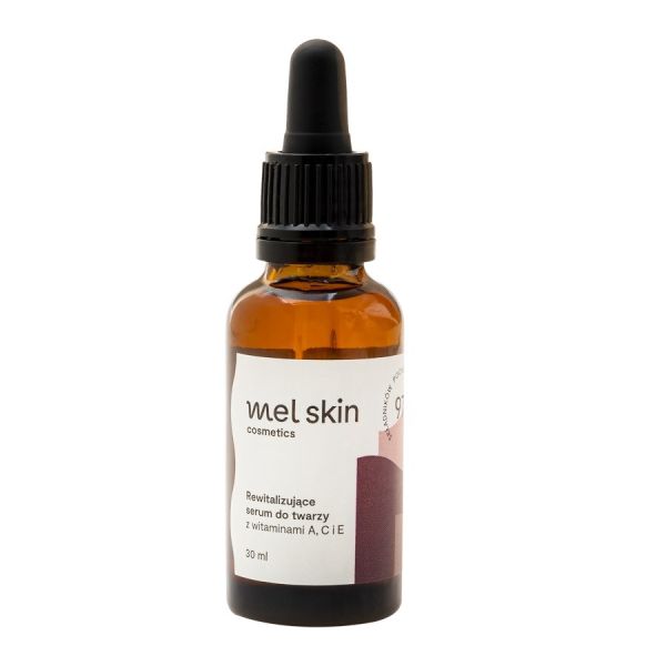 Mel skin rewitalizujące serum do twarzy z witaminami a c i e 30ml