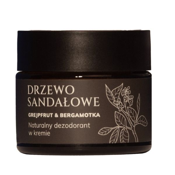 Mglife drzewo sandałowe naturalny dezodorant w kremie grejpfrut & bergamotka 50ml