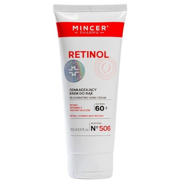 Mincer pharma retinol 60+ odmładzający krem do rąk no.506 100ml