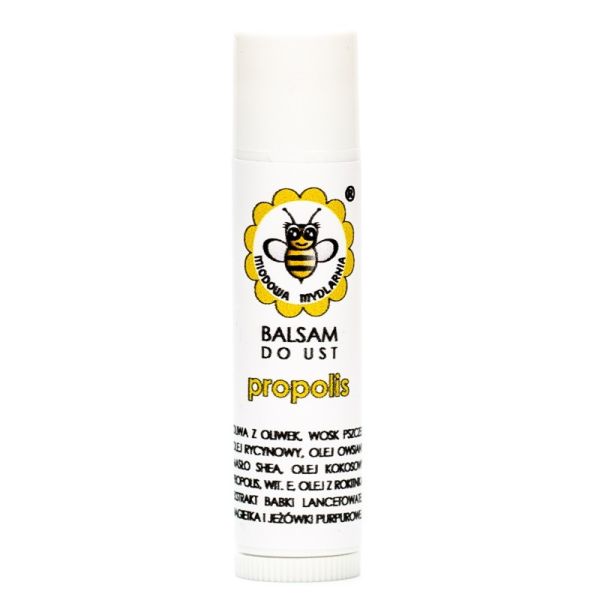 Miodowa mydlarnia balsam do ust propolis 4.5ml