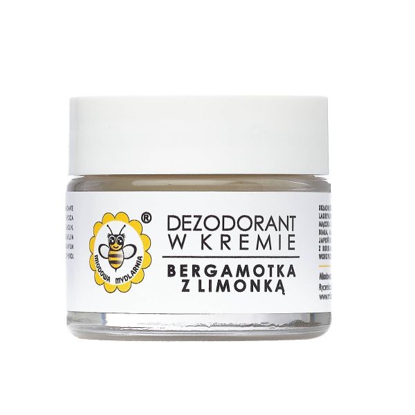 Miodowa mydlarnia dezodorant w kremie bergamotka z limonką 55g