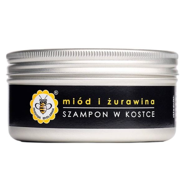 Miodowa mydlarnia szampon w kostce miód i żurawina 70g