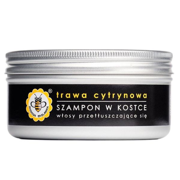 Miodowa mydlarnia szampon w kostce trawa cytrynowa 70g