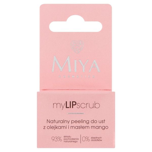 Miya cosmetics mylipscrub naturalny peeling do ust z olejkami i masłem mango 10g