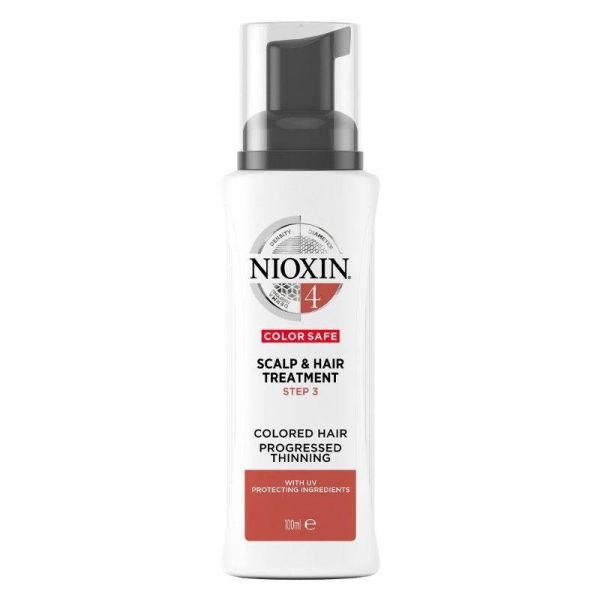 Nioxin system 4 leave-in scalp & hair treatment kuracja bez spłukiwania do skóry głowy i włosów farbowanych znacznie przerzedzonych 100ml