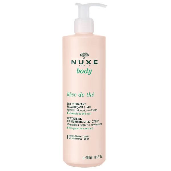 Nuxe body reve de the rewitalizujące mleczko nawilżające 400ml