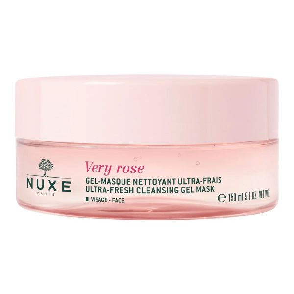 Nuxe very rose ultra-świeża żelowa maseczka ​​oczyszczająca 150ml