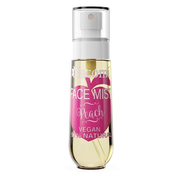 Nacomi face mist vegan natural peach mgiełka do ciała i twarzy o zapachu brzoskwini 80ml