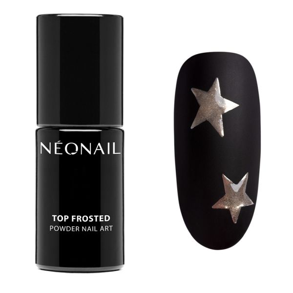 Neonail top frosted powder nail art top hybrydowy 7.2ml