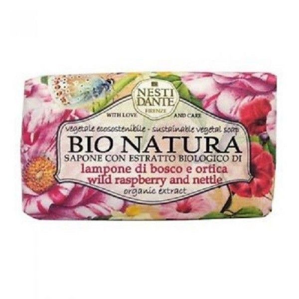 Nesti dante bio natura mydło toaletowe wild raspberry & nettle 250g