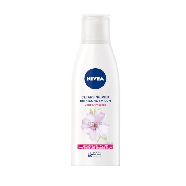 Nivea łagodne mleczko oczyszczające cera sucha i wrażliwa 200ml