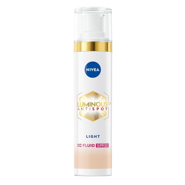 Nivea luminous630® krem cc przeciw przebarwieniom spf30 01 light 40ml