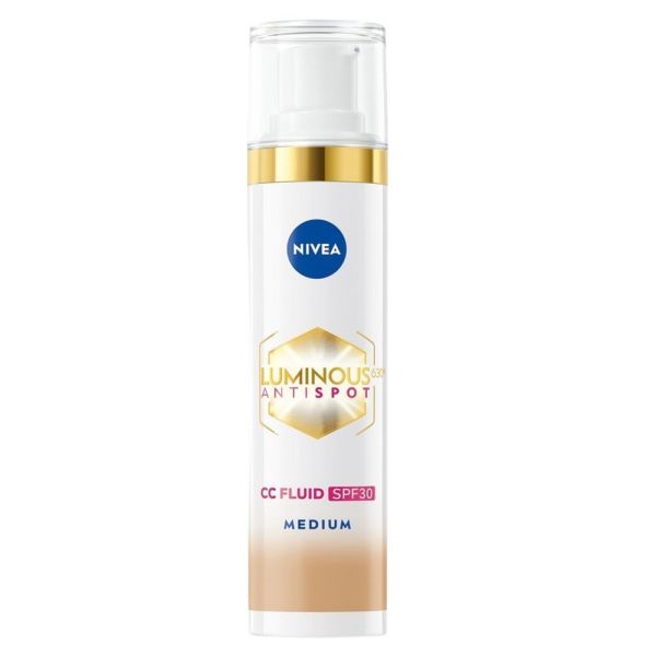 Nivea luminous630® krem cc przeciw przebarwieniom spf30 02 medium 40ml