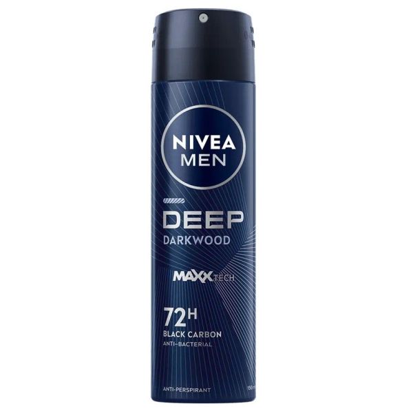 Nivea men deep darkwood antyperspirant spray 150ml