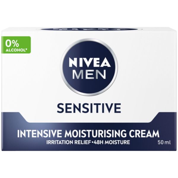 Nivea men sensitive łagodzący krem nawilżający 50ml