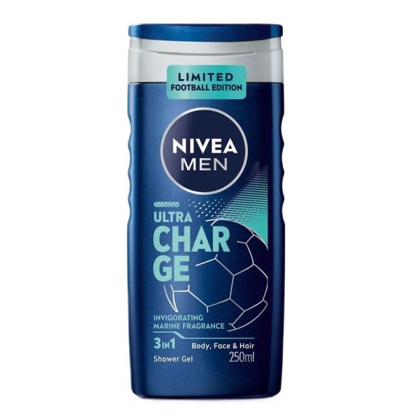 Nivea men ultra charge żel pod prysznic 250ml