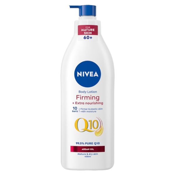 Nivea q10 ujędrnienie + odżywienie balsam do ciała z pompką 400ml