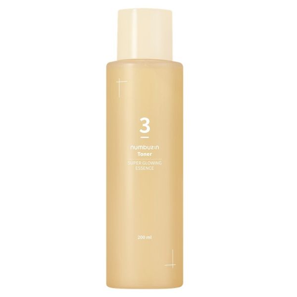 Numbuzin no.3 super glowing essence toner rozświetlający tonik-esencja do twarzy 200ml