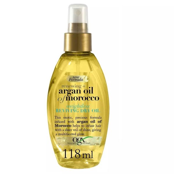 Ogx renewing + argan oil of morocco dry oil suchy olejek do pielęgnacji włosów 118ml