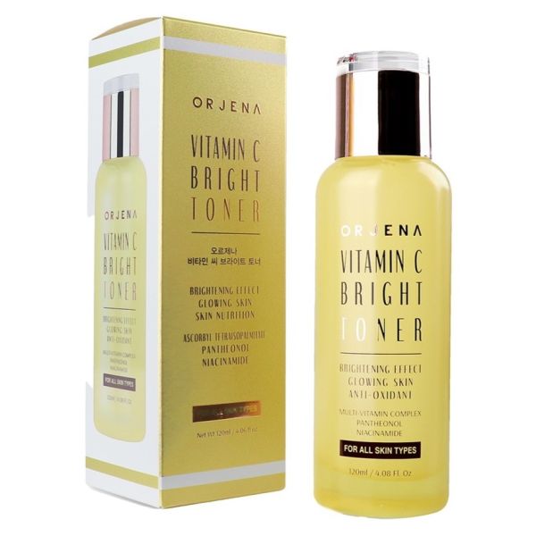 Orjena vitamin c bright toner rozświetlający tonik do twarzy z witaminą c 120ml