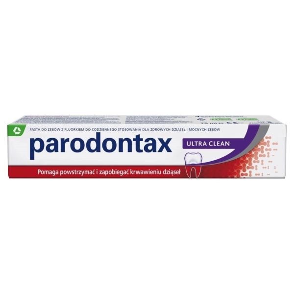 Parodontax ultra clean pasta do zębów przeciw krwawieniu dziąseł 75ml