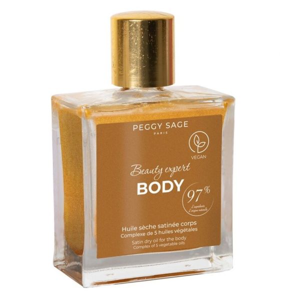 Peggy sage beauty expert body aksamitny olejek do ciała z brokatem 50ml