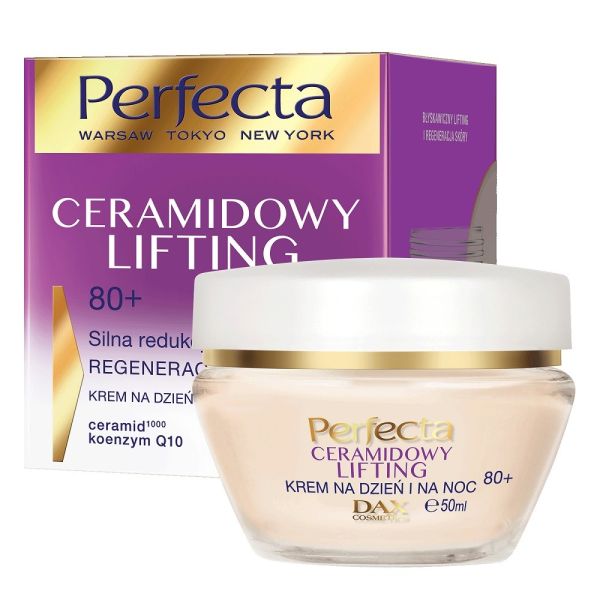 Perfecta ceramidowy lifting krem do twarzy na dzień i na noc 80+ 50ml