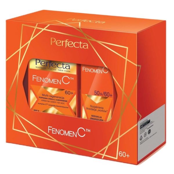 Perfecta fenomen c 60+ zestaw krem na dzień i na noc 50ml + krem pod oczy i na powieki 15ml