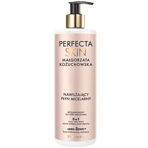 Perfecta skin małgorzata kożuchowska nawilżający płyn micelarny 3w1 400ml